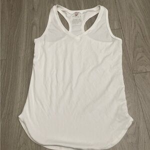 P'tula White Racerback Tank Top